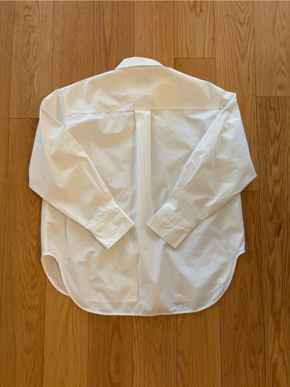 COS White Long-Sleeve Button-Down Shirt - Picture 4 of 4